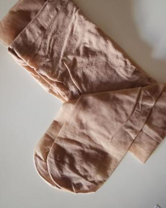 Calze nude tg M poco coprenti nuove