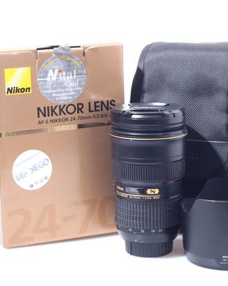 OBIETTIVO NIKON AF 24-70 MM F/2.8 G ED. N. GARANZI