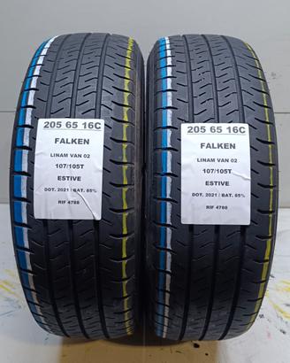 2 GOMME 205 65 16C FALKEN RIF4788