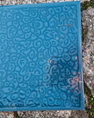 Piastrelle blu, piastrelle bianche 15x15