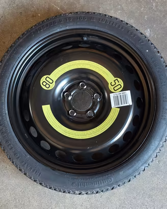 Routino di scorta 125/70 R19 + cric e accessori 