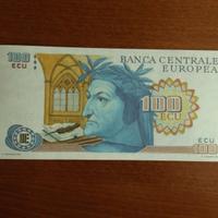 100 ECU Cionini "prova di stampa" Dante