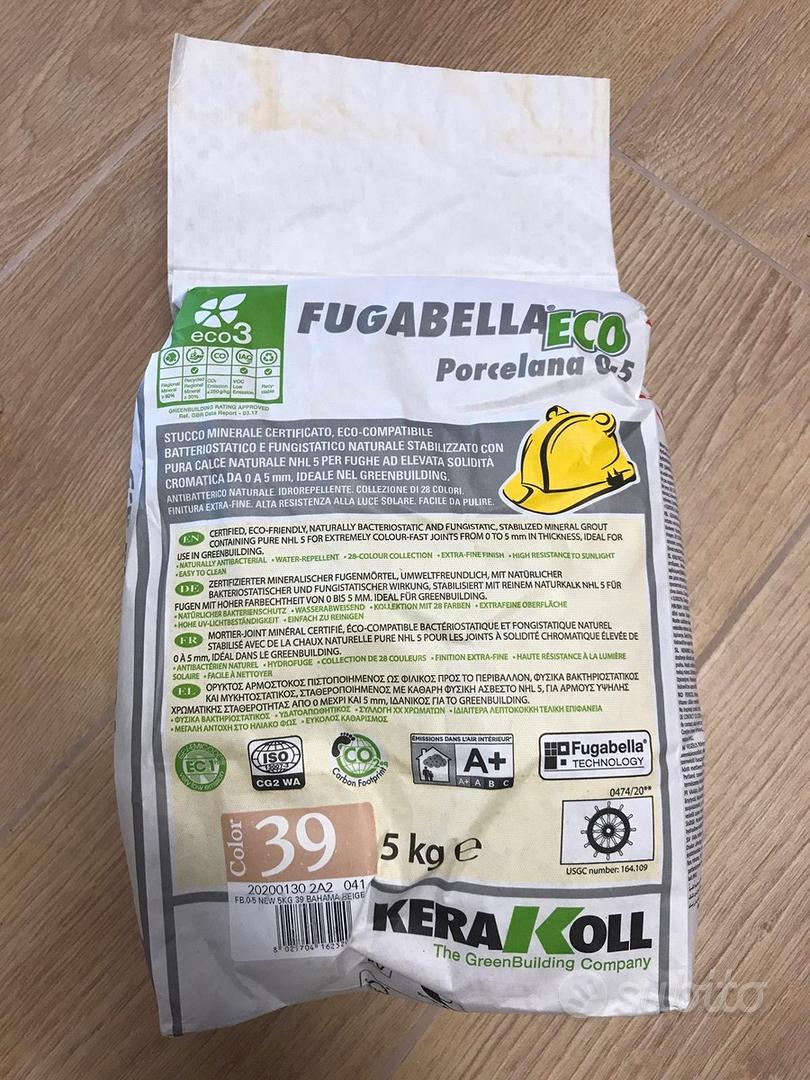 Kerakoll Fugabella Eco 0-5 Beige 39 5Kg - Stucco Cementizio per