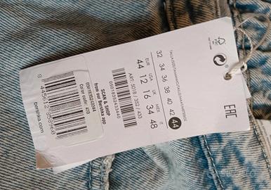 Pantaloni jeans denim Bershka