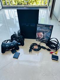 Sony Ps2 Fat SCPH- 50004 con memory e 2 joystick