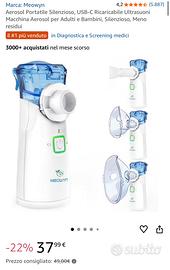 2 Aerosol Portatili Silenziosi a Ultrasuoni