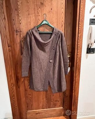 cardigan lana lungo