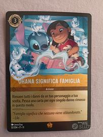Disney Lorcana Ohana Significa Famiglia FOIL