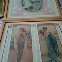 calendario ricordi vintage 