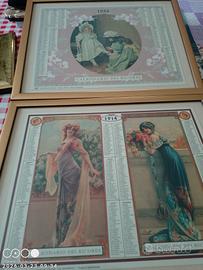 calendario ricordi vintage 