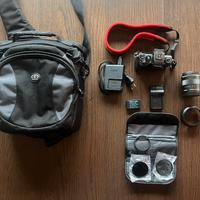 Canon EOS M5 + 18–55 IS STM + Filtri HOYA + Borsa