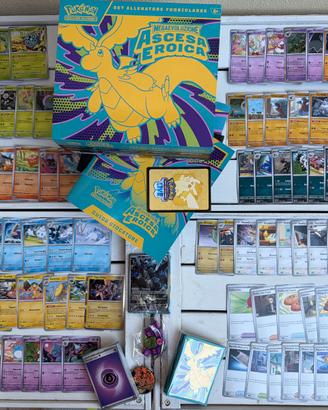 Pokemon Ascesa Eroica ETB Zekrom di N e 102 Carte