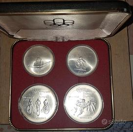 Monete Olimpiadi Montréal 1976 Argento 925 