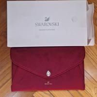 Clutch Swarovski - Rosso Velluto con Cristallo