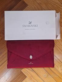 Clutch Swarovski - Rosso Velluto con Cristallo