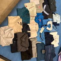in blocco polo e camicie