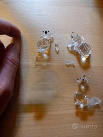 swarovski 3 animaletti danneggiati