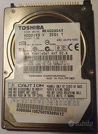 Hard Disk Toshiba IDE 40Gb