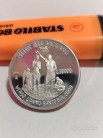 lire 10.000 vaticano verso il 2000 -1996