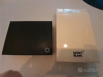 porta passaporto Mont Blanc pelle nero