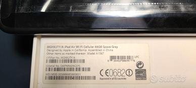 iPad air 2 wifi+cellulare 64 gb