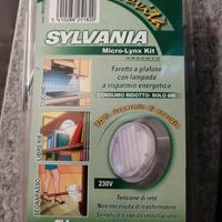 portalampada con lampadina micro lynx-f da 7W  230