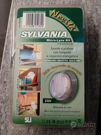 portalampada con lampadina micro lynx-f da 7W  230