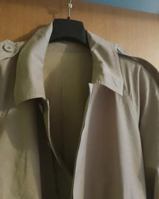 Trench austriaco uomo colore kaki tg.52/XL VINTAGE