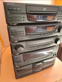 Impianto stereo anni 90 kenwood 