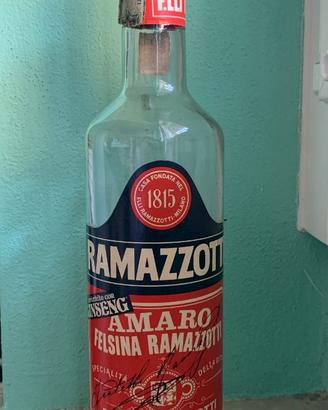 Bottiglia vuota Ramazzotti (Stab. Lainate)