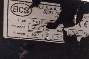 Falciatrice bcs