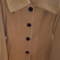 Cappotto giallo tg 44 aderente 