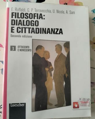 Libro " Filosofia :dialogo e cittadinanza 3"
