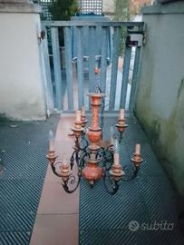 Lampadario nove luci