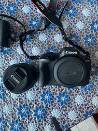 Canon eos r100 + obiettivo 18-45mm