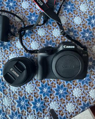 Canon eos r100 + obiettivo 18-45mm