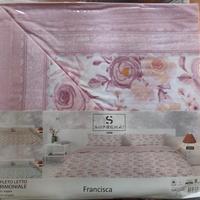 completo lenzuola matrimoniali 100% cotone