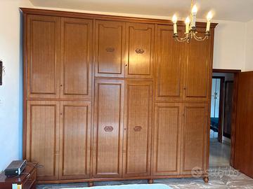 Armadio 6 ante anni '70 e comò