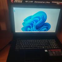 Msi gt72 titan notebook GTX 1060 32GB ram FHD