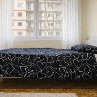 Letto singolo in legno completo di rete a doghe