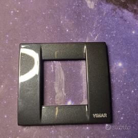 Placca VIMAR IDEA 17092 antracite con supporto
