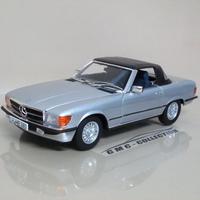 Mercedes-Benz SL 380 Cabrio 1985 Silver Norev 1/18