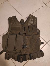 Gilet tattico softair-militare USMC Mil-tec verde