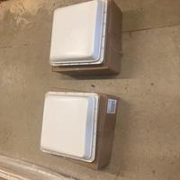 Oblò Fiamma 40x40 bianco