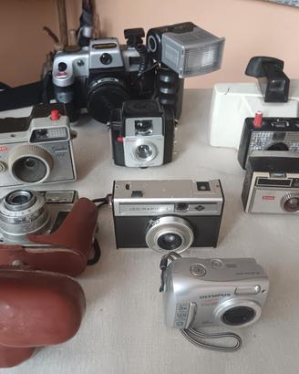 lotto 10macchine fotografiche vintage da collezion