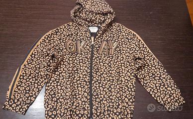 Felpa con zip maculata Original Marines 7-8 anni