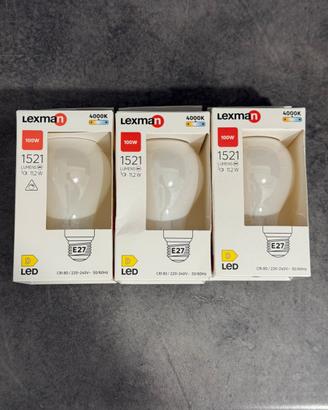 Lampadine Lexman NUOVISSIME colore neutro