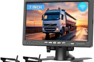 Kit Telecamera Retromarcia Wireless 7" 12V-36V