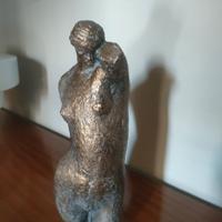 scultura in bronzo dorato anni 60/70