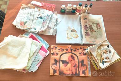 Lotto misto per decoupage 